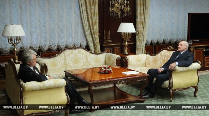 Лукашенко встретился с экс-президентом Украины Виктором Ющенко