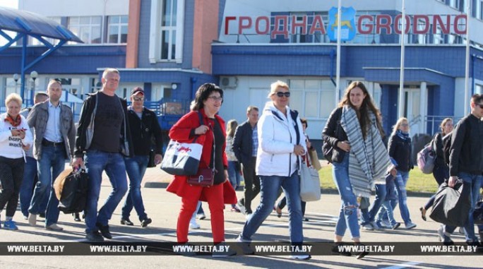 Первый чартерный рейс в Хургаду отправился из Гродненского аэропорта