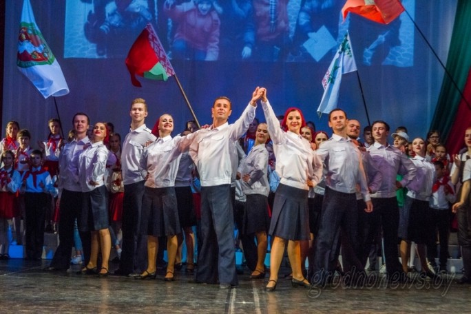 В Гродненском драмтеатре прошло торжественное собрание к юбилею ВЛКСМ