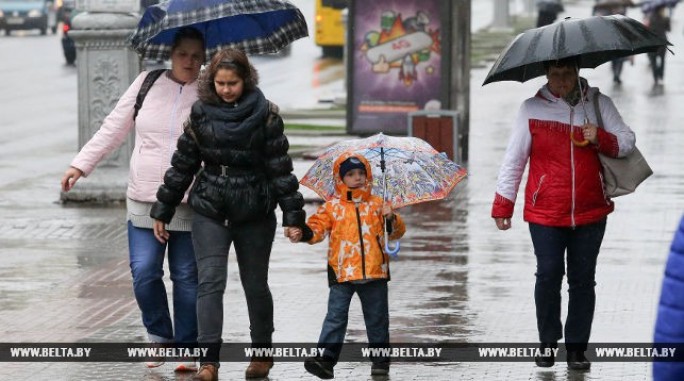 Дожди пройдут местами в Беларуси 2 ноября
