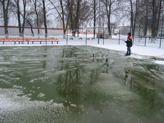 На Мастоўшчыне пачалі рыхтаваць каткі для дзяцей і дарослых