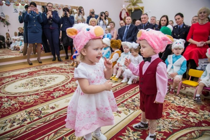 Праздник для малюток: акция «Наши дети» прошла в Гродненском специализированном Доме ребенка