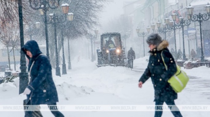 Снег и порывистый ветер ожидаются в Беларуси 15 января