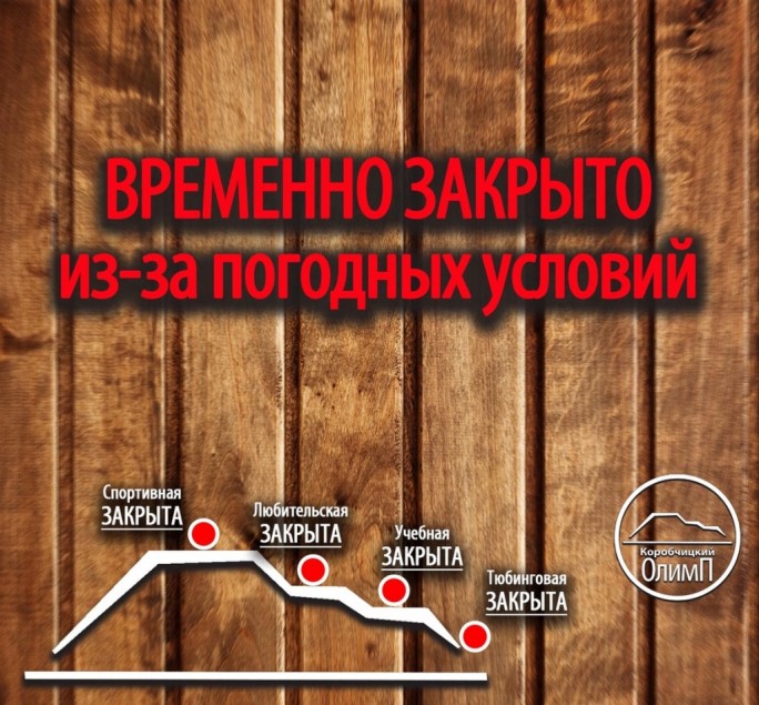 Склоны «Коробчицкого Олимпа» временно закрыты. Но в День снега готовят посетителям большой сюрприз