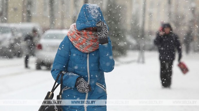 Мокрый снег и гололед ожидаются в Беларуси 31 января