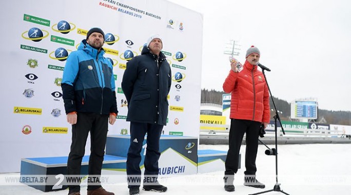 Церемония закрытия ЧЕ по биатлону состоялась в 'Раубичах'