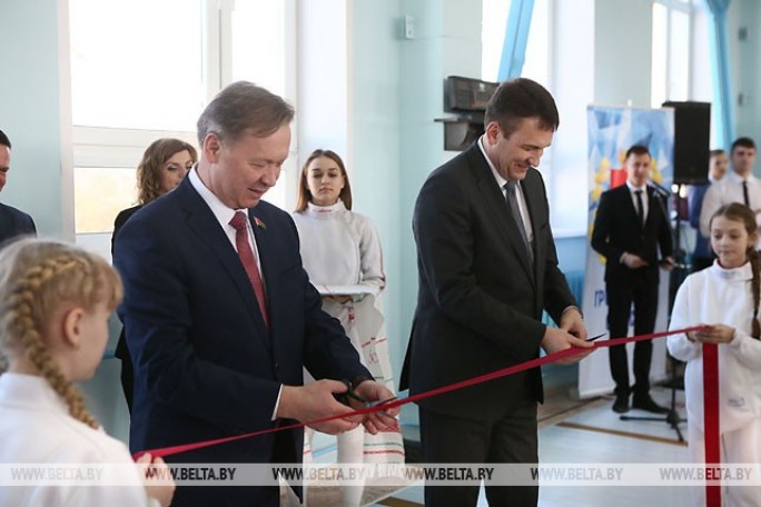 Новый специализированный зал для фехтования открылся в Гродно
