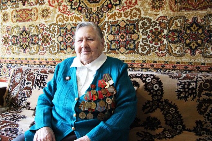 О женской доле на войне рассказала мостовчанка, ветеран Великой Отечественной войны Александра Петренко