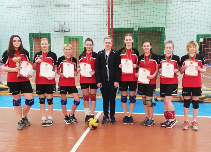 Юные волейболистки Мостовщины завоевали золотые медали в областных соревнованиях
