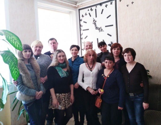 Посетители ОДПИ поделились творчеством с друзьями из Новогрудка