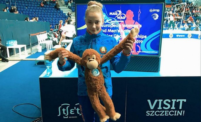 Гродненская спортсменка Анастасия Алистратова выиграла тестовые соревнования по спортивной гимнастике ко II Европейским играм