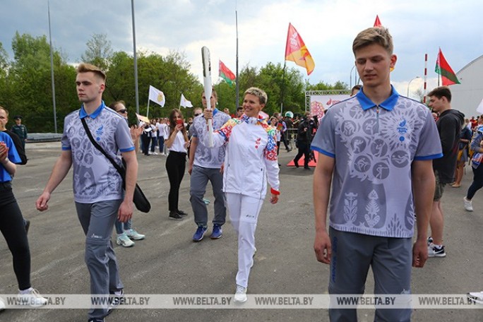 Эстафета огня II Европейских игр прибыла в Беларусь