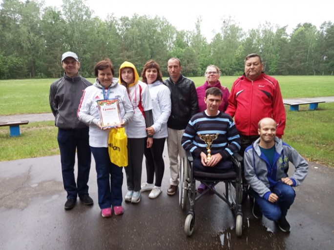 На областном слете молодых инвалидов  команда Мостовского района завоевала серебро