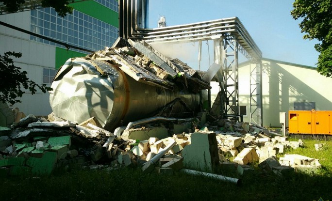 В ОАО 'Мостовдрев' произошел взрыв газовоздушной смеси, пострадавших нет