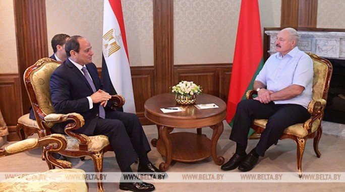 Александр Лукашенко и Абдель Фаттах ас-Сиси подвели итоги официального визита египетского лидера в Беларусь