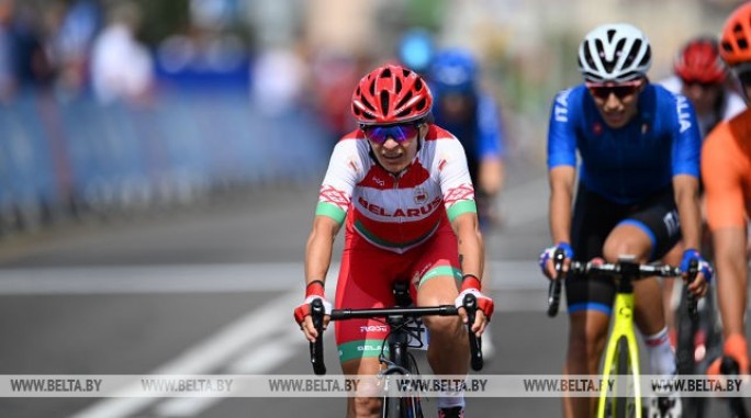 Татьяна Шаракова стала 3-й в женской групповой шоссейной велогонке II Европейских игр