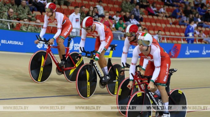 Белорусские велосипедисты стали четвертыми в командном преследовании на II Европейских играх