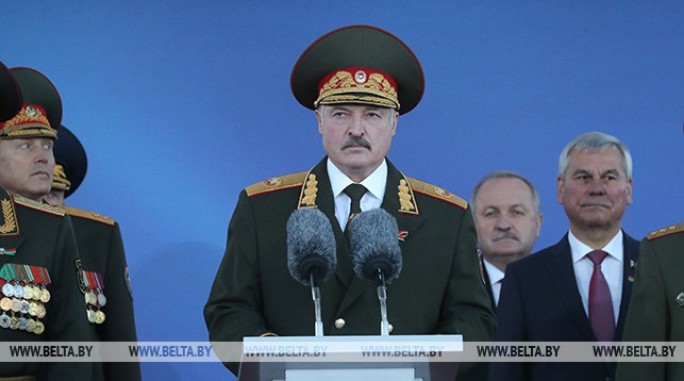 Выступление Президента Беларуси на параде в ознаменование Дня Независимости