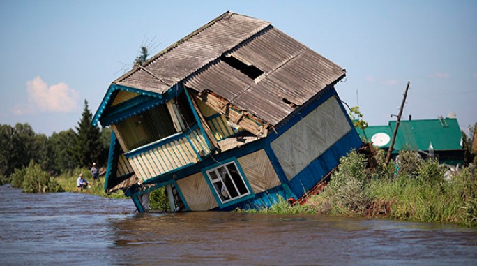 ФОТОФАКТ: Сильнейшее за 180 лет наводнение в Иркутской области