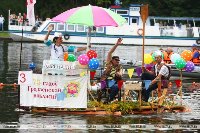 Мостовчане приняли активное участие в «Празднике моря» на Августовском канале