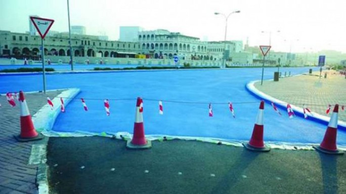 В столице Катара появилась необычная дорога