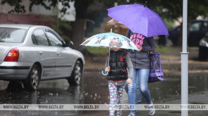 Дожди и грозы ожидаются по востоку Беларуси 22 августа