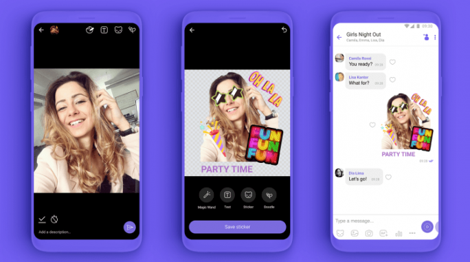 Пользователи Viber смогут создавать собственные стикеры