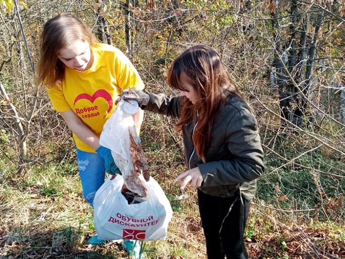 Молодёжь Мостовщины приняла активное участие в акции «Чистый лес»