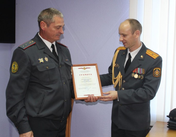 В Мостовском отделении Департамента охраны поздравили с профессиональным праздником
