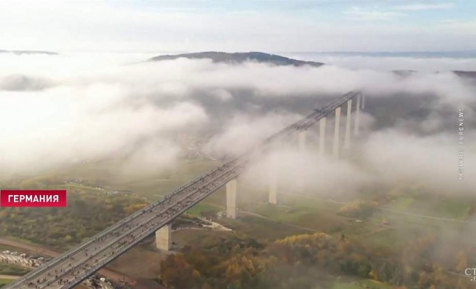 Один из самых высоких мостов Европы открыли в Германии