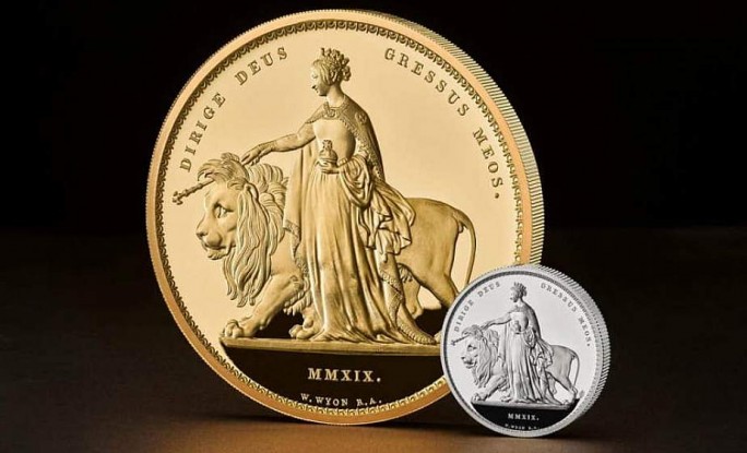 В Великобритании изготовили самую тяжелую сувенирную монету из золота