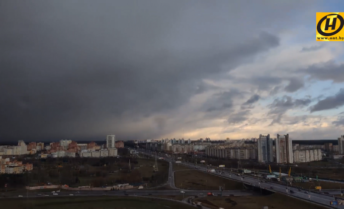 22 января снежная гроза накрыла Минск