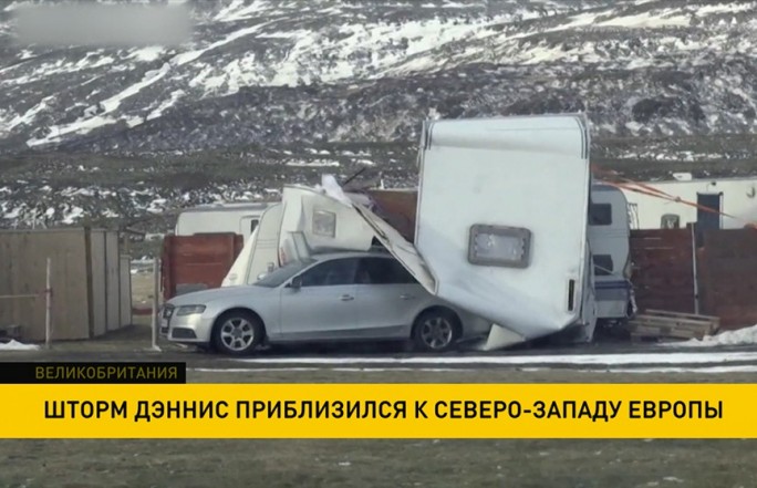 Шторм «Дэннис» приблизился к северо-западу Европы