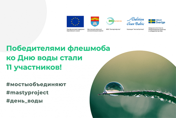 Подведены итоги флешмоба «Мосты объединяют» ко Дню воды