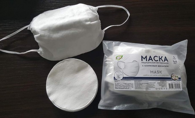 В ООО'МедЛен' начали выпускать медицинские маски и фильтры одноразовые для масок с использованием натуральных нетканых материалов