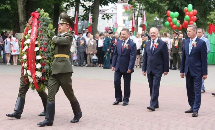 Торжественный митинг в честь Дня Независимости прошел в Гродно