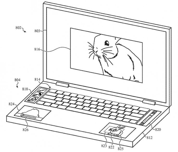 Apple может выпустить ноутбук с пятью дисплеями