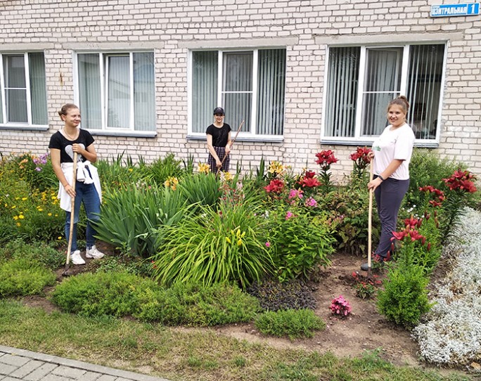 Выхаванцы лагера працы і адпачынку аг. Гудзевічы спяшаюцца рабіць дабро