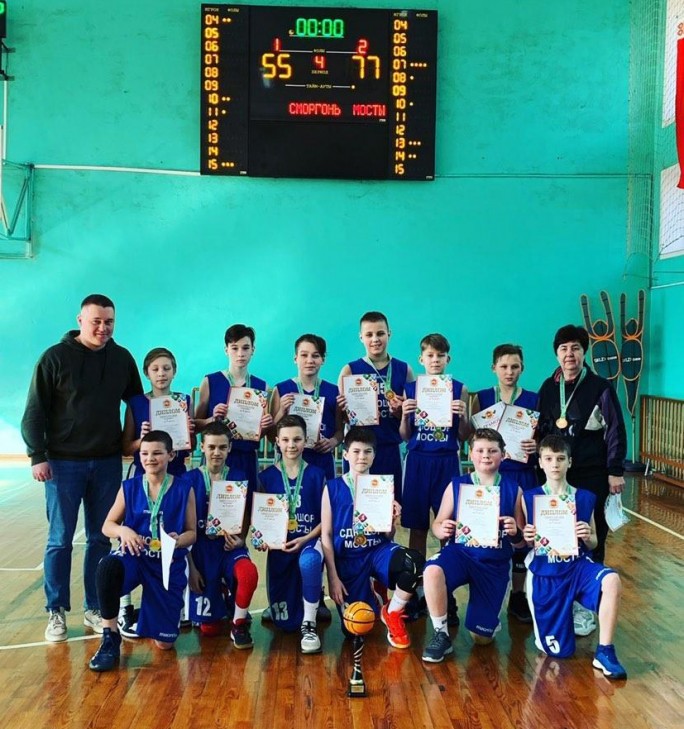 Мостовская команда – победитель первенства Гродненской области по баскетболу