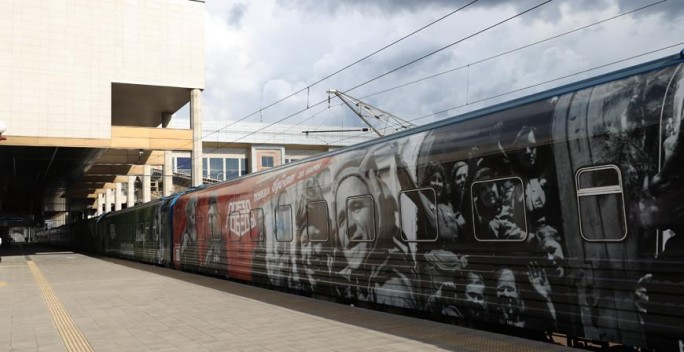 Уникальный передвижной музей 'Поезд Победы' прибудет в Беларусь 10 июня