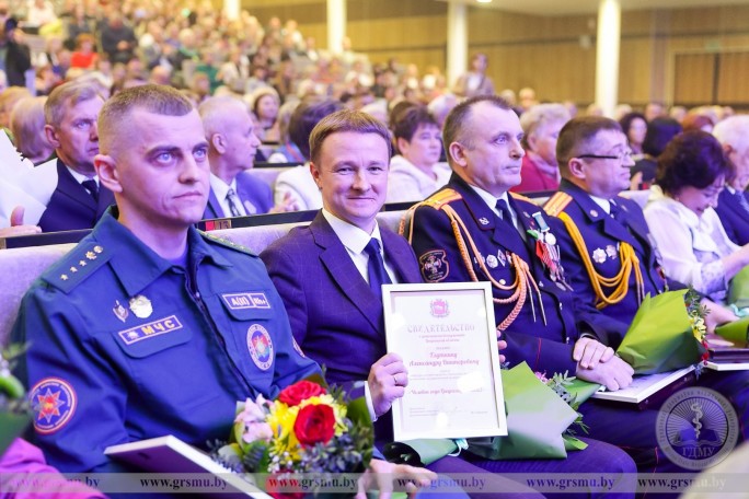 Выпускник гимназии №1 Александр Глуткин удостоен звания «Человек года Гродненщины»