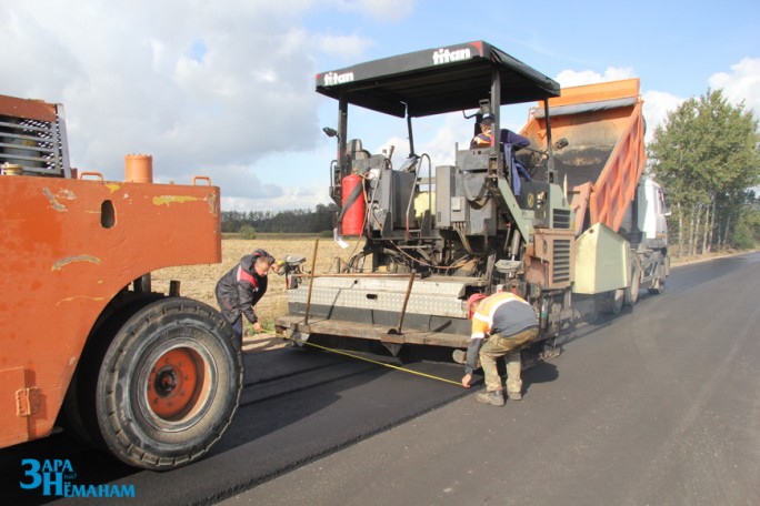На Мостовщине идёт активный ремонт автомобильных дорог и улиц населённых пунктов