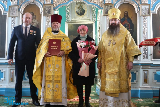 Архиепископ Гродненский и Волковысский Антоний возглавил богослужение в храме Мостовского района