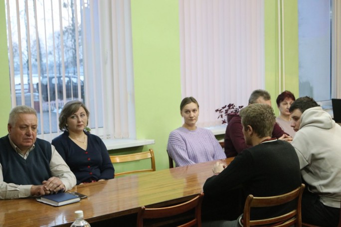 Председатель Мостовского райисполкома Андрей Санько встретился с трудовым коллективом КСУП «Озеранский»