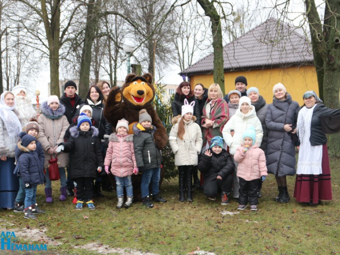 У Гудзевічах адчыніла свае дзверы хатка Дзеда Мароза